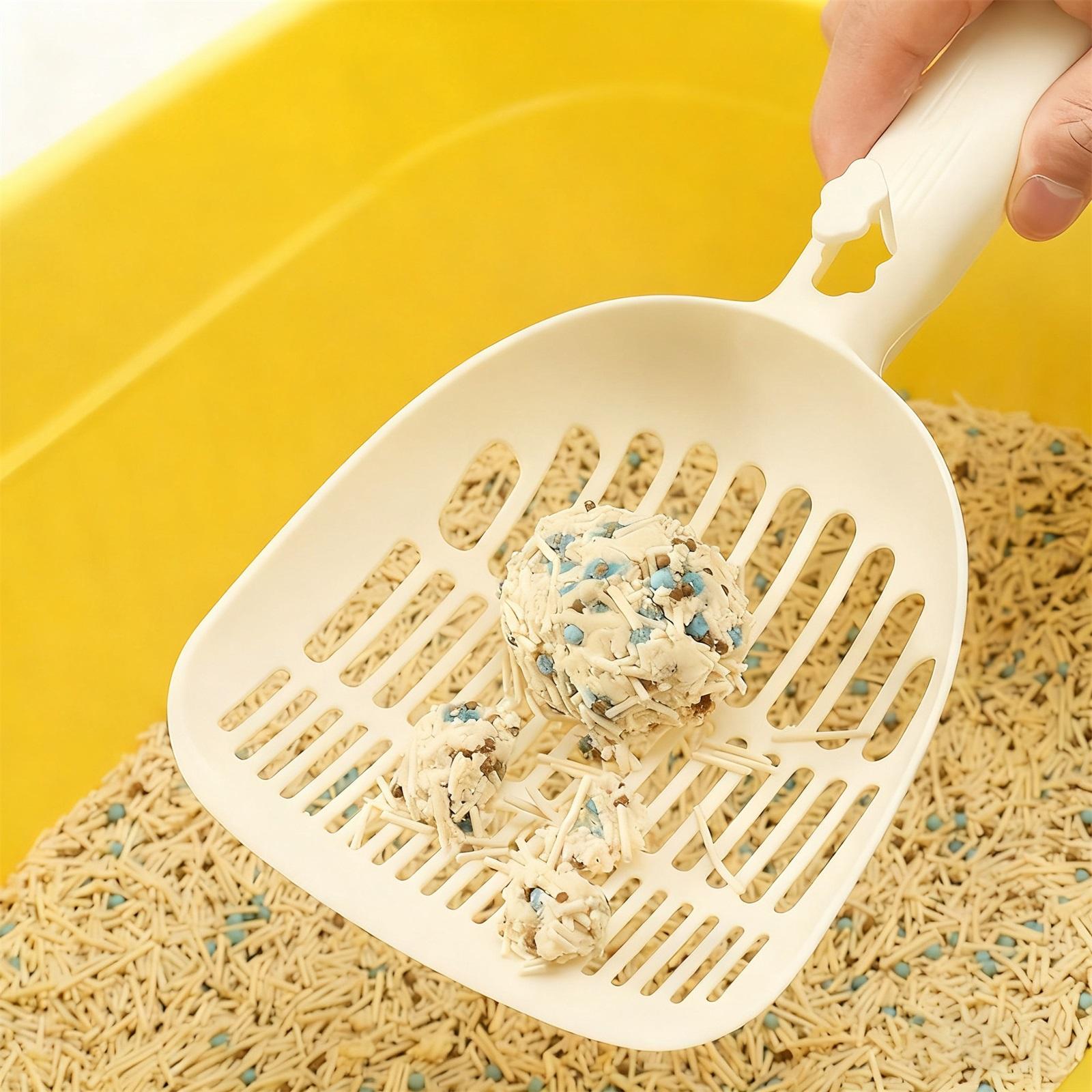 

Litter Scoop, Waste Remover, Ergonomic Pet Litter , Efficient Waste Removal, Slotted Design, 13.5x28x7cm, Ideal For Multiple S One Size