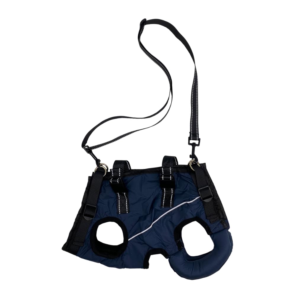 

Tropchou Dog Harness for Senior Care Front Hind S Size Dogs, Harness, Rehabilitation, Injuries, Pets, Breathable, Legs, Legs, Support, (Blue SS)