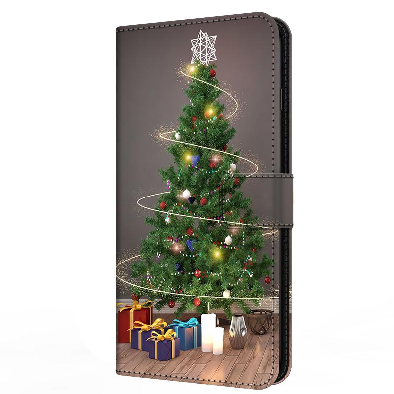Wallet Cover For Oppo A5 4G 5G Case A5i Pro A5m Flip Stand Book Magnetic Leather Case For Oppo A5x 4G 5G Christmas Cases A 5x