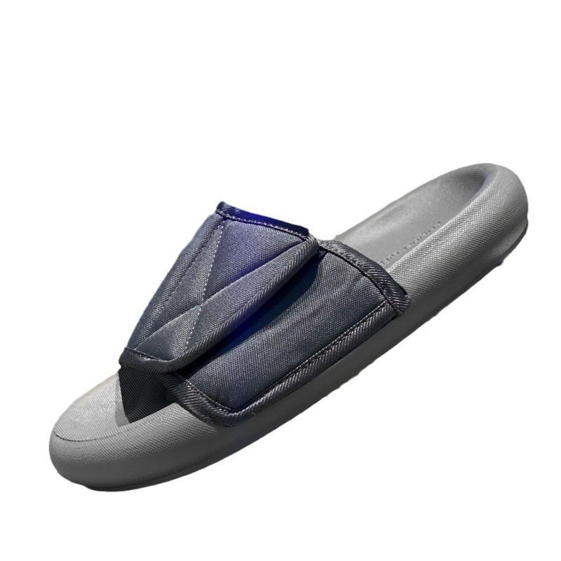 Herren Dicksohlige Leichte Hausschuhe 2024 Sommer Paar Heimstil Lässige Mode Slip-on Brotschuhe Große Größe Sandalen Herren