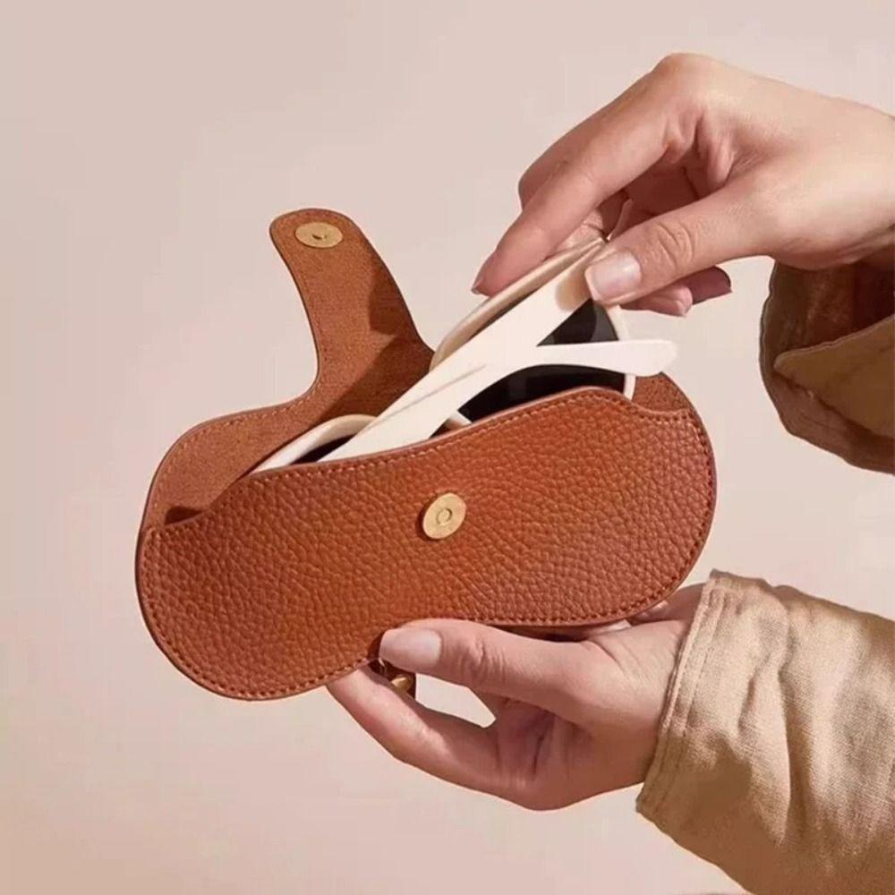 Dog Pu Leather Glasses Bag Portable Sunglasses Pouch Fashion Sunglasses Eyeglass Bag Outdoor