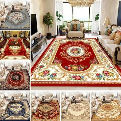 Covor de Lux European pentru Living, Covor Mare de Podea pentru Dormitor, Noptieră, Lavabil, Antiderapant, Covoraș pentru Zonă Baie, Covor Decorativ pentru Garderobă