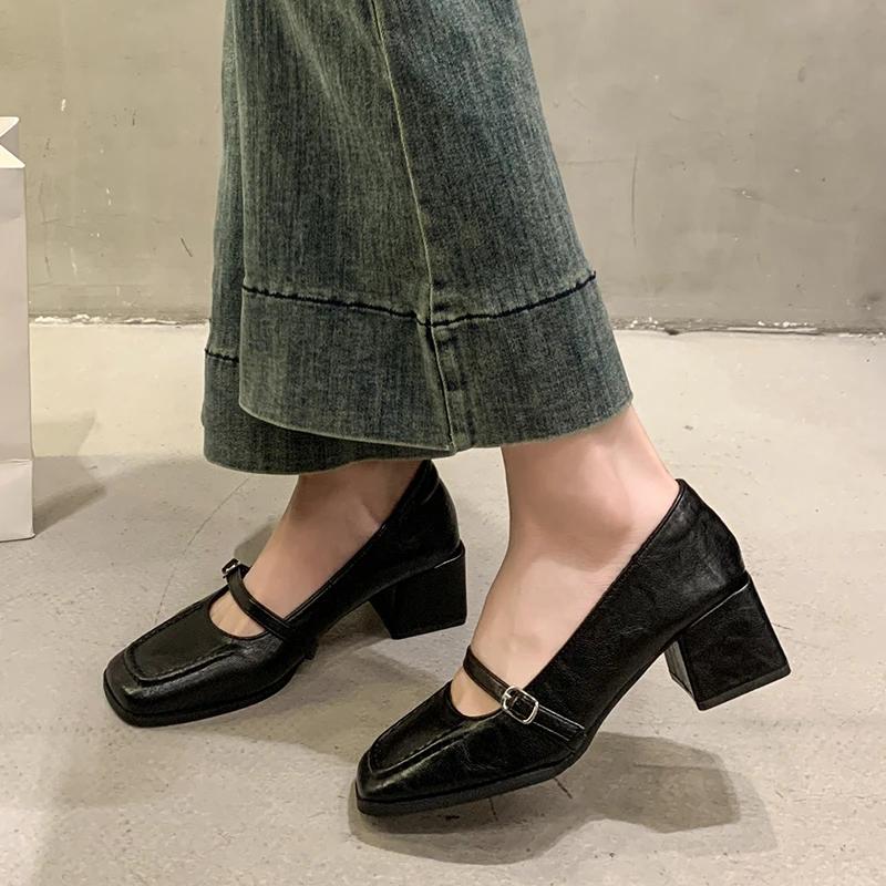 2024 Новые универсальные брендовые туфли на высоком каблуке для женщин — фото 4