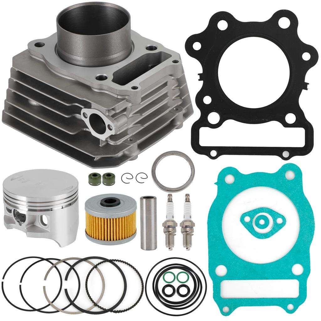 Κύλινδρος Μπλοκ Για Honda 88-00 TRX300 TRX 300 Fourtrax Έμβολο Φλάντζες Κιτ Άνω Άκρου