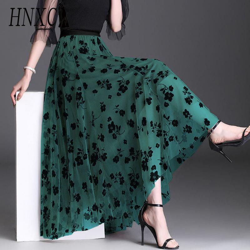 

HNXC Women s Fashion Casual Summer Spring Skirt XXL світло-синій колір