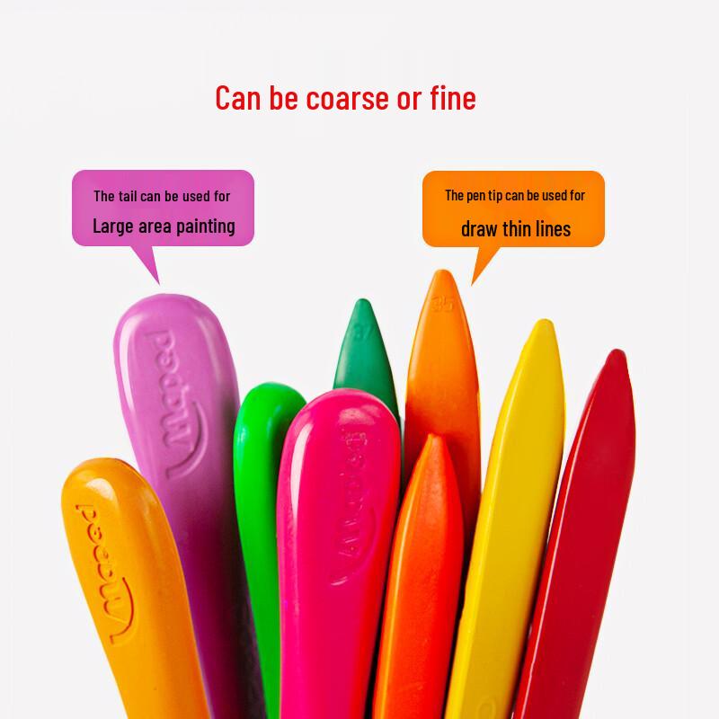 Maped Kids' Washable Plastic Crayons