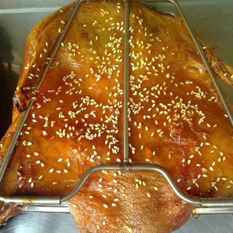 Stainless Steel Chicken Roast Duck Clip Hook Board Shelf Beer Oven Grill Bbq Barbecue Net Cured Duck Burning Tool Bbq Skewers