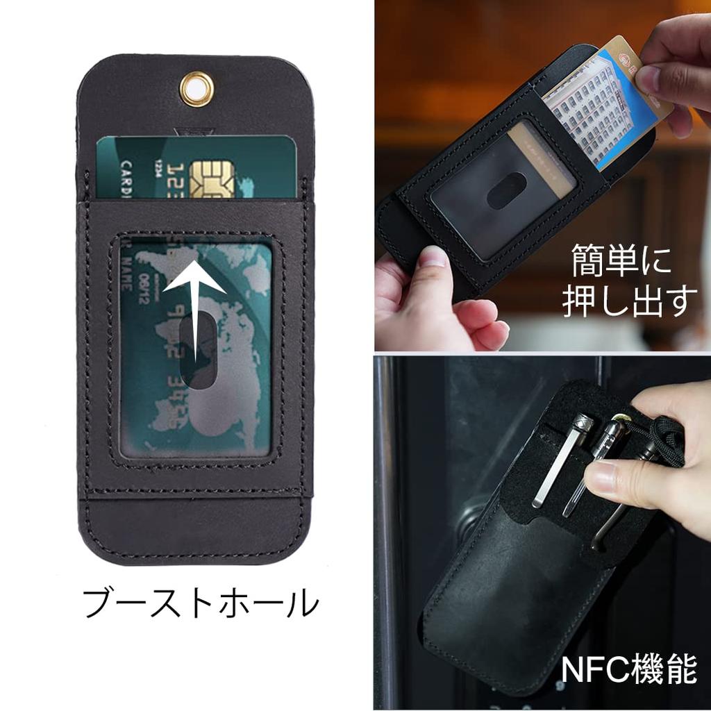 VIPERADE PJ22 Pocket Double Storage Pocket Protector for Tools and Leather Pen Holder Pen Pocket Protector for Lab and Pen Sleeves Protector, Men's