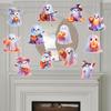 12pcs Cute Halloween House Decoration Cartoon Halloween Background Ornaments  Home