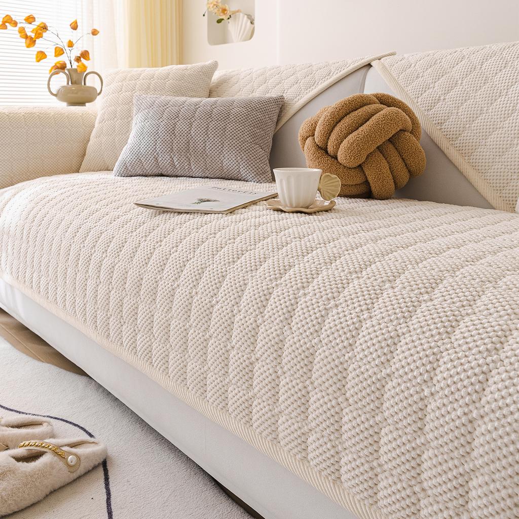 Cordsofa-Kissen Ganzjahres-Universalkissen Neues Einfaches Rutschfestes Herbst- und Winter-Sofabezug Bezugsstoff Handtuch