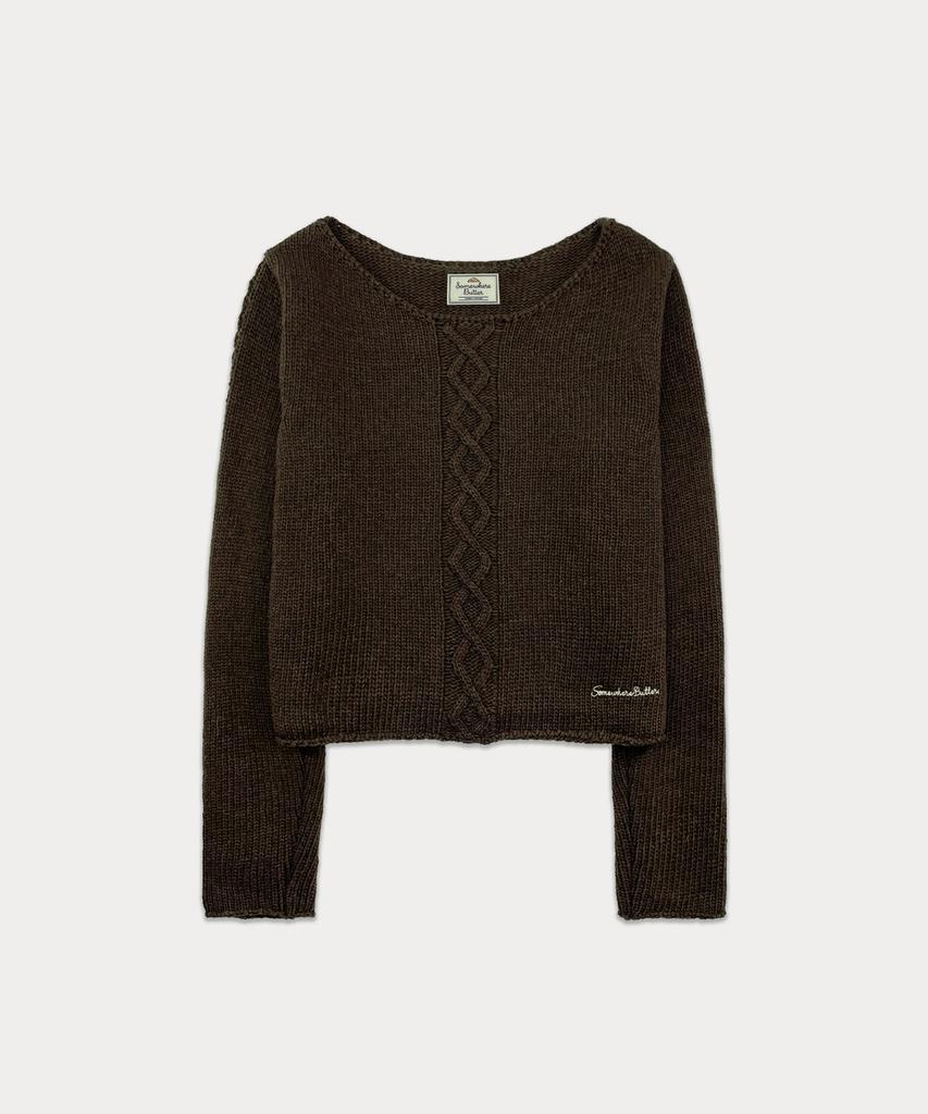 Sseomweeobeoteo Poy Wool Knit - Brown