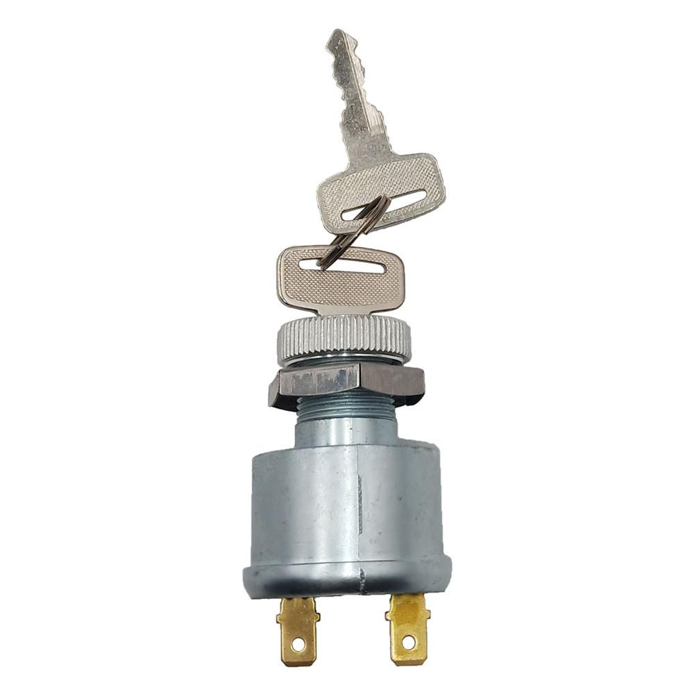 2-Prong Ignition Switch + 2 Keys For 81-Up EZGO Golf Cart Gas & Electric 17421G1