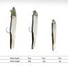 FTK Minnow Black Jig Head Fishing Bait Soft Pike Bait 5g/12g/25g Perch Fishing Soft Herring Bait Boat Yard Perch Bait