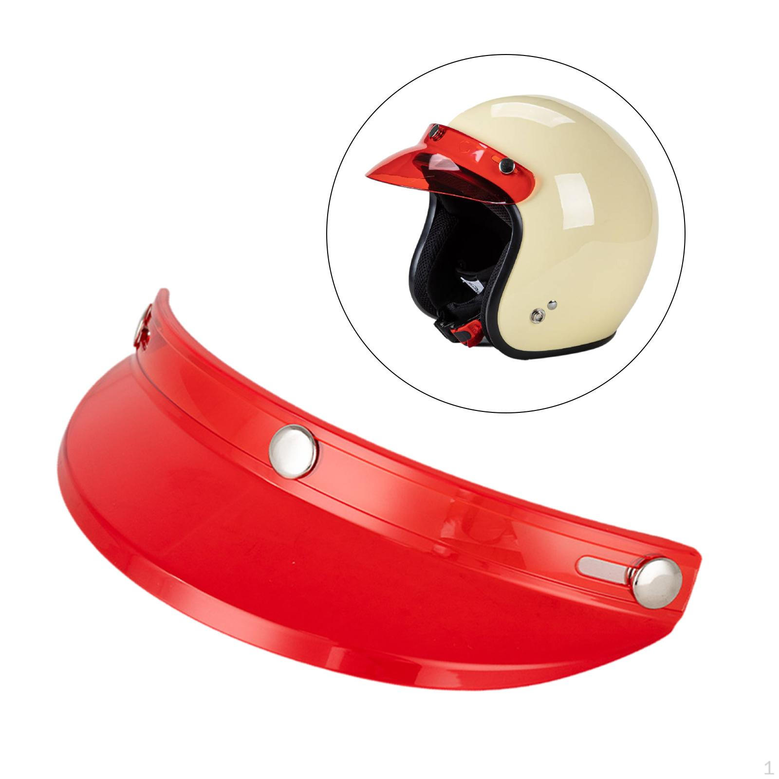 

Шолом Visor Peak Cover Shade Protector для 3/4 шоломів з 3 кнопками червоний