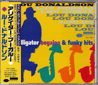 CD LOU DONALDSON - Alligator Bogaloo & Funky Hits TOCJ5864 Blue Note 1993 Japan ObiJazz Gebraucht