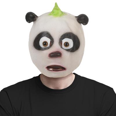 Adranly Panda Tier Maske, Latex Tier Maske für Halloween und Cosplay