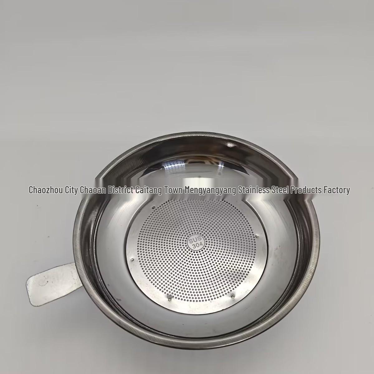 304 Stainless Steel Oil Filter with Mesh for Tea Leaves & Oil Dregs