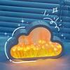 Beautiful Color Ins Night Light Cloud Shape Desktop Decorative Lights Push Button Tulip Flower Sea Lantern Lighting Durable