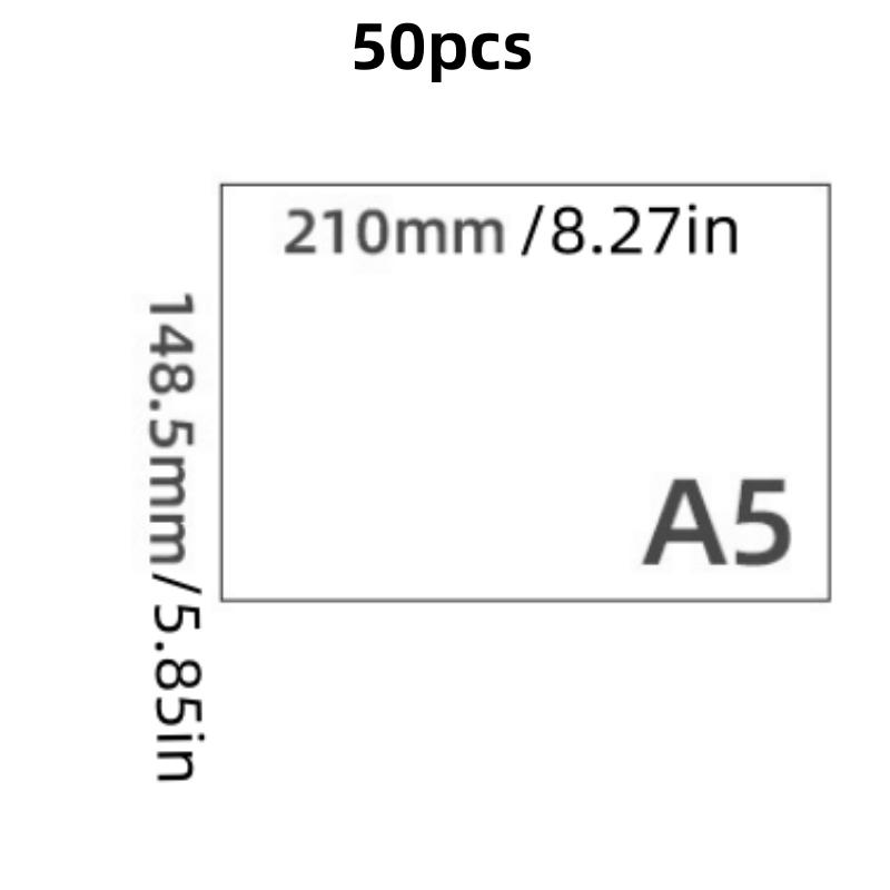 

50 шт. Калька для художников Калька Бумага Белая Полупрозрачная Калька для рисования шитья 21cm×14.9cm