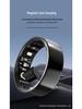 Ceramic Ring: Heart Rate, Blood Oxygen, Sleep Monitoring, Waterproof, Multifunctional, Customizable, Bluetooth NFC for Couples