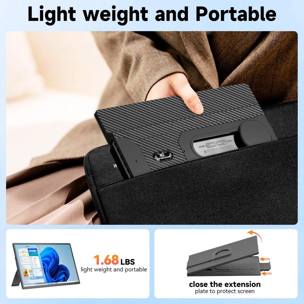 Siaviala N2 16" Portable Monitor | 1920x1200 IPS | 360° Rotatable & Magnetic | Ultrahin 0.76kg