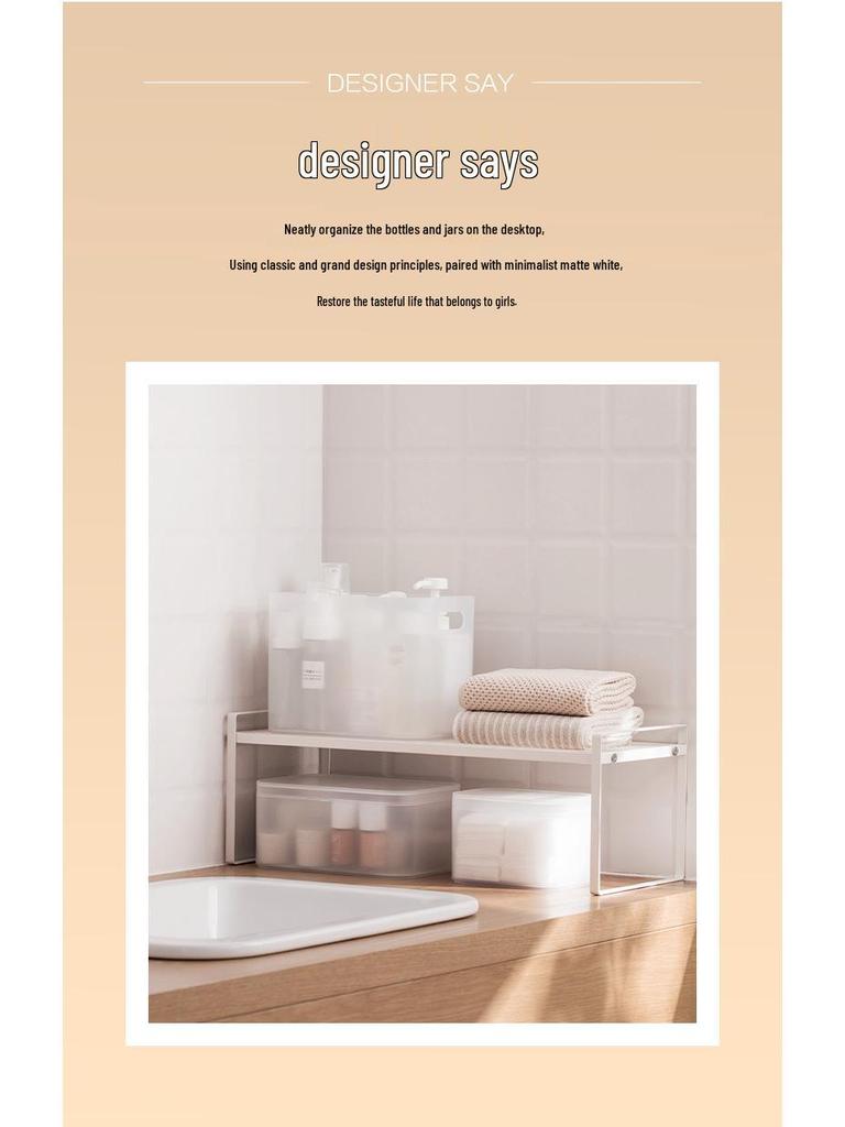 Camellia Cosmetics Organizer: Plastic Desktop Box for Makeup, Lipstick, Jewelry, and Office Supplies