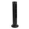 Smart Floor Fan Black Quiet 2 Speeds Powerful Bladeless Tower Fan for Home Bedroom Office Room 25-26