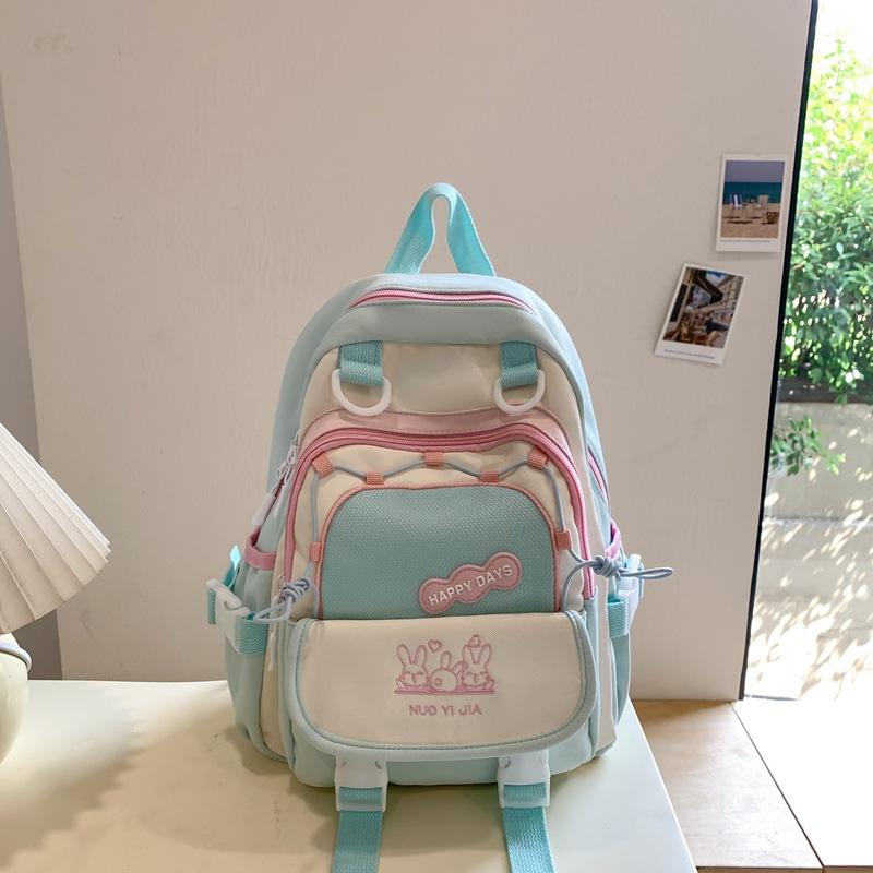 Backpack Academy style contrasting colors new schoolbag lightweight mini backpack niche cute fresh girl back