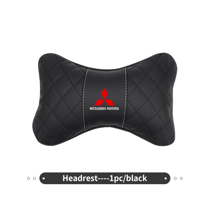 Car Universal Headrest Backrest Cushion Interior Accessries For Mitsubishi Outlander Pajero Sport Lancer EX ASX L200 Eclipse LO7