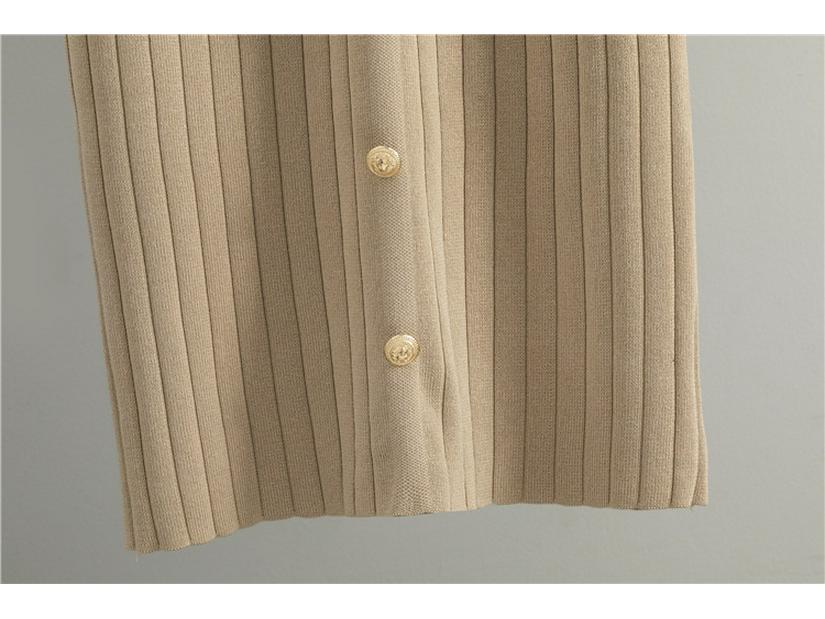 Women's Cross-Border Knit Cardigan & Dress Two-Piece Set - Spring/Autumn Style