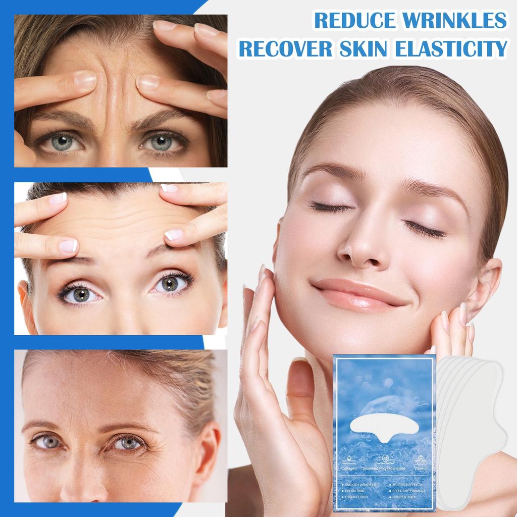 Forehead Wrinkle Removal Patch 5 Pieces Contains Collagen, Anti-wrinkle Patch Forehead Wrinkle Removal Beauty Care