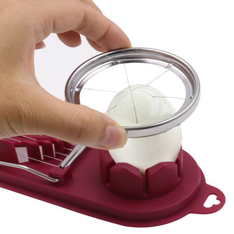 Two-in-one Egg Slicer A Must-have Kitchen Gadget for Eggs and Fruits