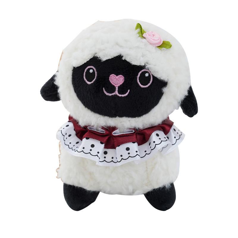 Chinese Zodiac Sheep Plush Keychain With Pp Cotton Filling For Gift And Decoration