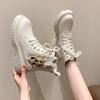 New Women'S Winter Fashion Boots Round Head Warm Women Shoes Middle Follow Square Heel Outdoor Leisure Comfortable