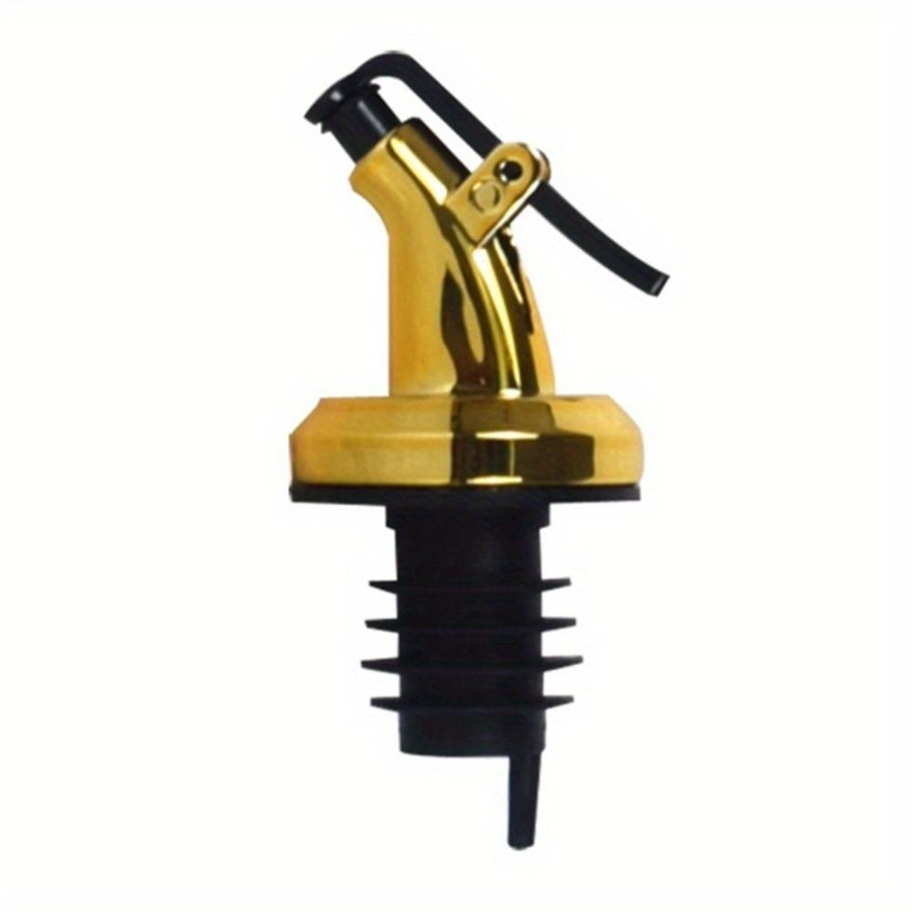 1Pcs BPA-Free Food Grade Rubber Oil Sprayer, Leakproof Liquor Dispenser Wine Pourer with Lock Plug Seal - Kitchen Bottle NozzleWine Accessory