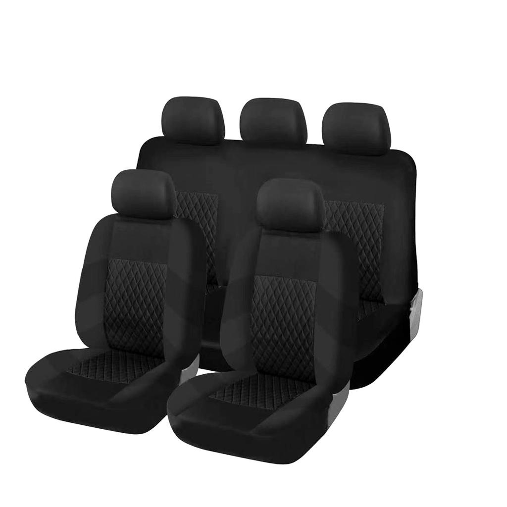   Car Seat Covers, 9PCS Front and Rear Seat Protectors, Full Set Auto Seat Covers, Front Seats   Compatible