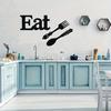 Iron Wall Art EAT Sign Farmhouse Kitchen Decor Rustic Utensils Gift