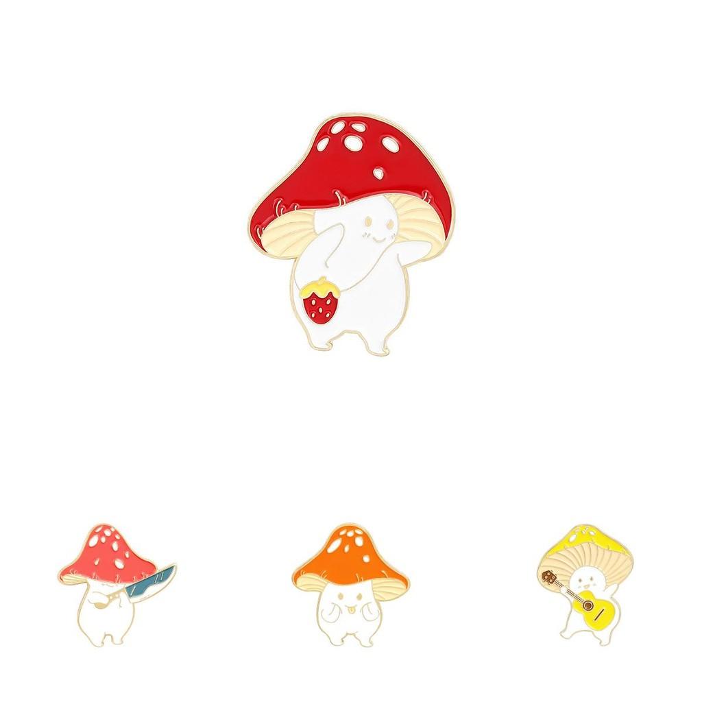 Creative Fashionable And Mushroom Brooch Pin Ideal For Gift Giving And Personal Use
