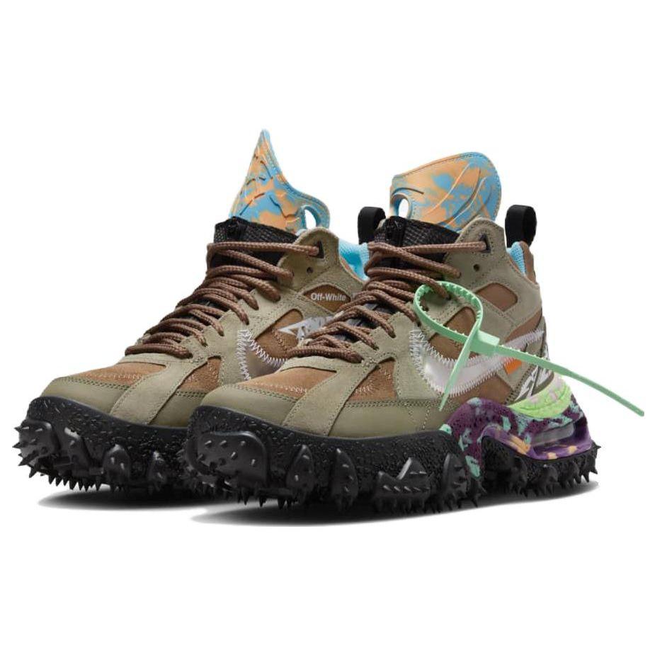 Off-White X Nike Air Terra Forma Archaeo Brown Unisex Sneakers Black Clear DQ1615-200