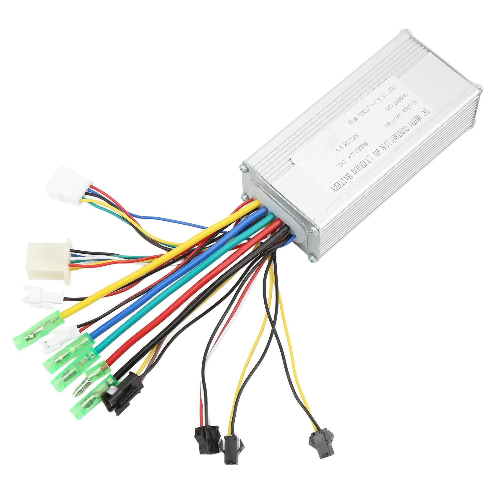 

Electric Cycle Brushless Square Wave Controller with Lamp Wire for 36V 48V 500W Motors Modified Parts
