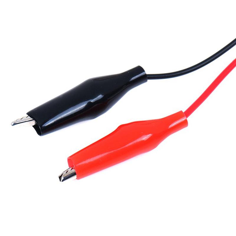 Usb Male Connector To Alligator Test Clips Clamp Usb Alligator Clips Plug Wire Dc Voltage Meter Ammeter Crocodile Clamp Test Connection Wire
