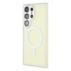For Samsung Galaxy S23 Ultra Case Compatible with MagSafe PC+TPU Matte Phone Cover with Glass Lens Film