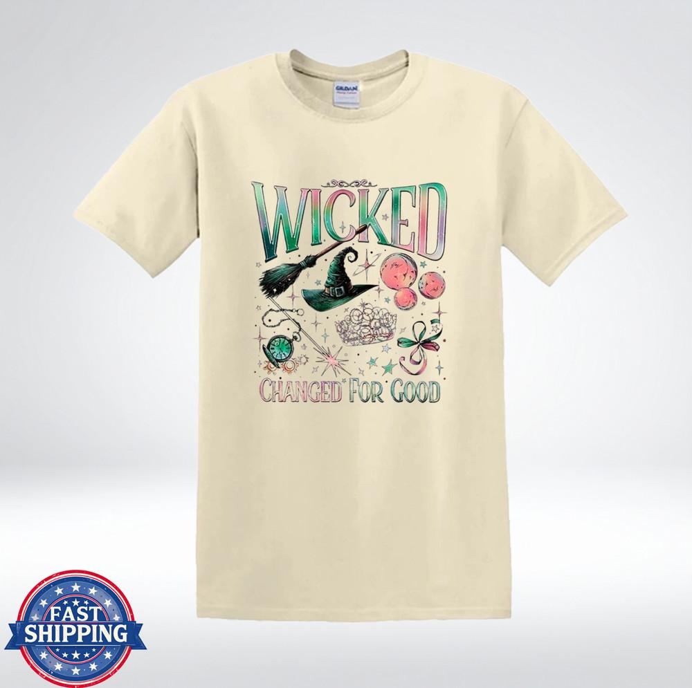Wicked Witch Aesthetic Pastel Magic Art Changed for Good T-Shirt 3XL