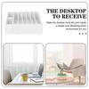 Multipurpose Plastic Organizers Box With Removable Partitions For Cash Jewelry And Document Storage