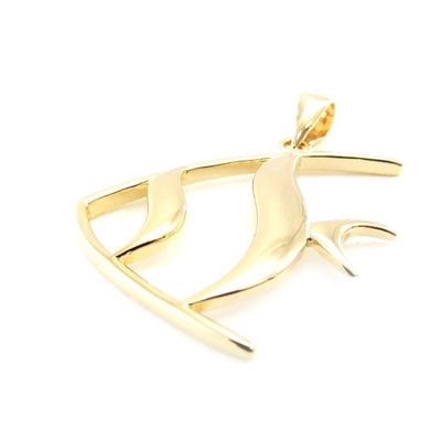 [I9817] - Anhänger Vergoldet 'Fisch' golden - 32x25 mm
