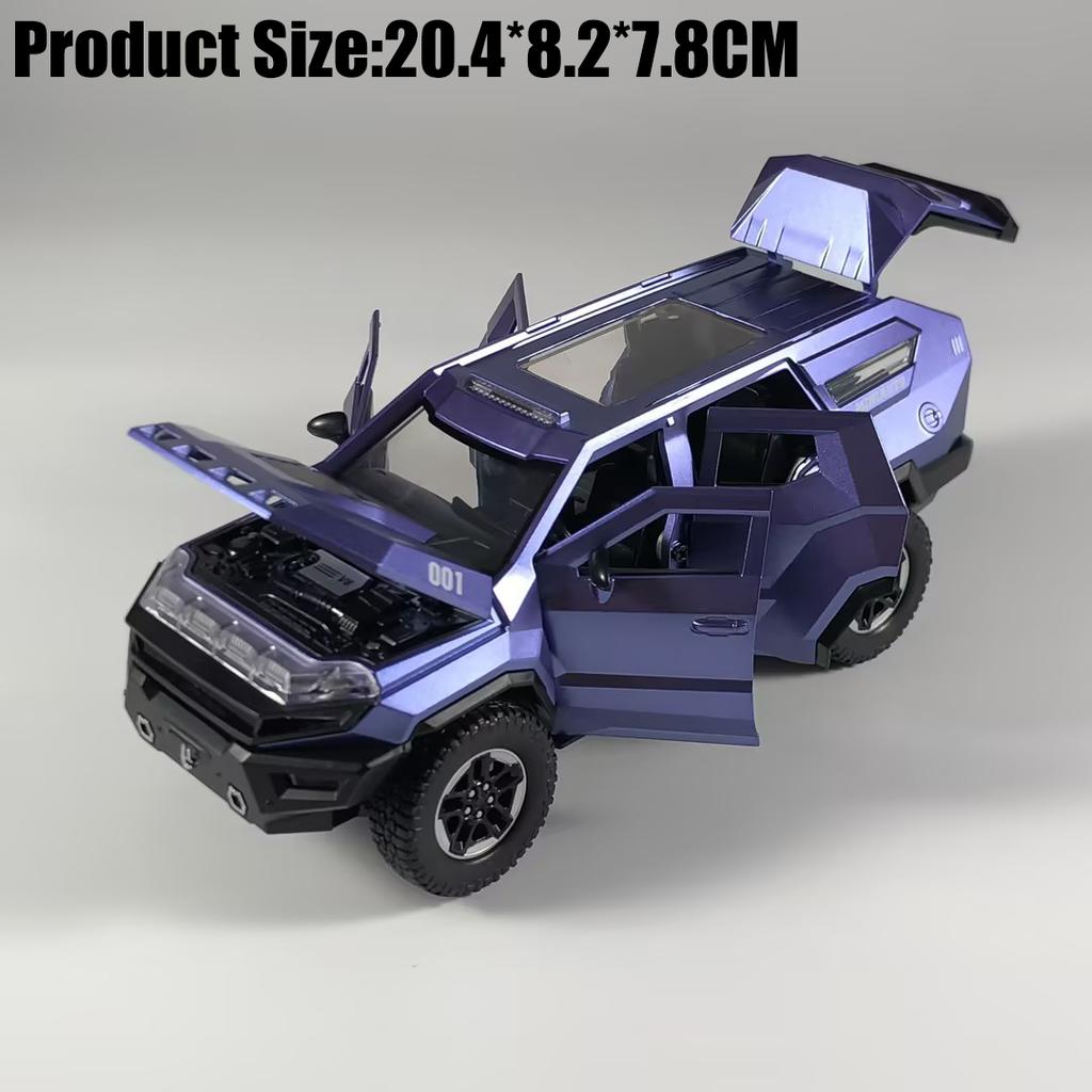 1:24 Rezvani Vengeance Armored Vehicle Alloy Metal Diecast Model Car Desktop Display Decorations Birthday Home Trendy Ornaments
