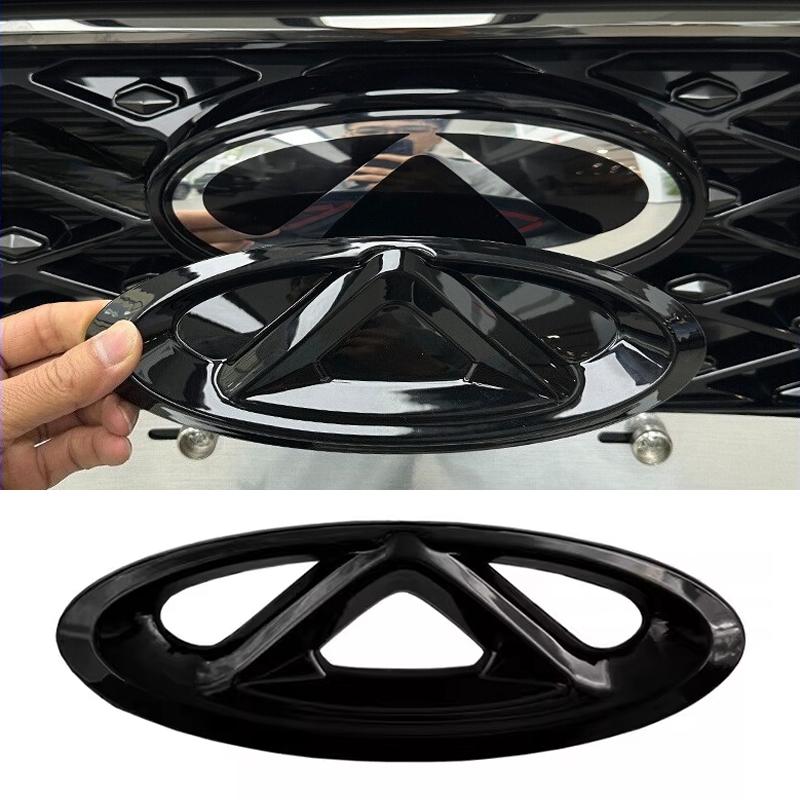For Chery Tiggo 8 Plus Pro Arrizo 8 Tiggo 9 7 Plus 2025 Black Front Emblem Modification Sticker Covering Styles Logo Cover HH2