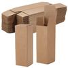 50pcs Kraft Paper Gift Storage Boxes Packaging Carton Boxes for Essential Oil Bottle Rectangle Tan 4.8x4.8x14.7cm