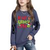 Boys Girls Child Fashion Daily Versatile Casual Crewneck Sweatshirts Daily Long Sleeve Patchwork Top Sweatshirts