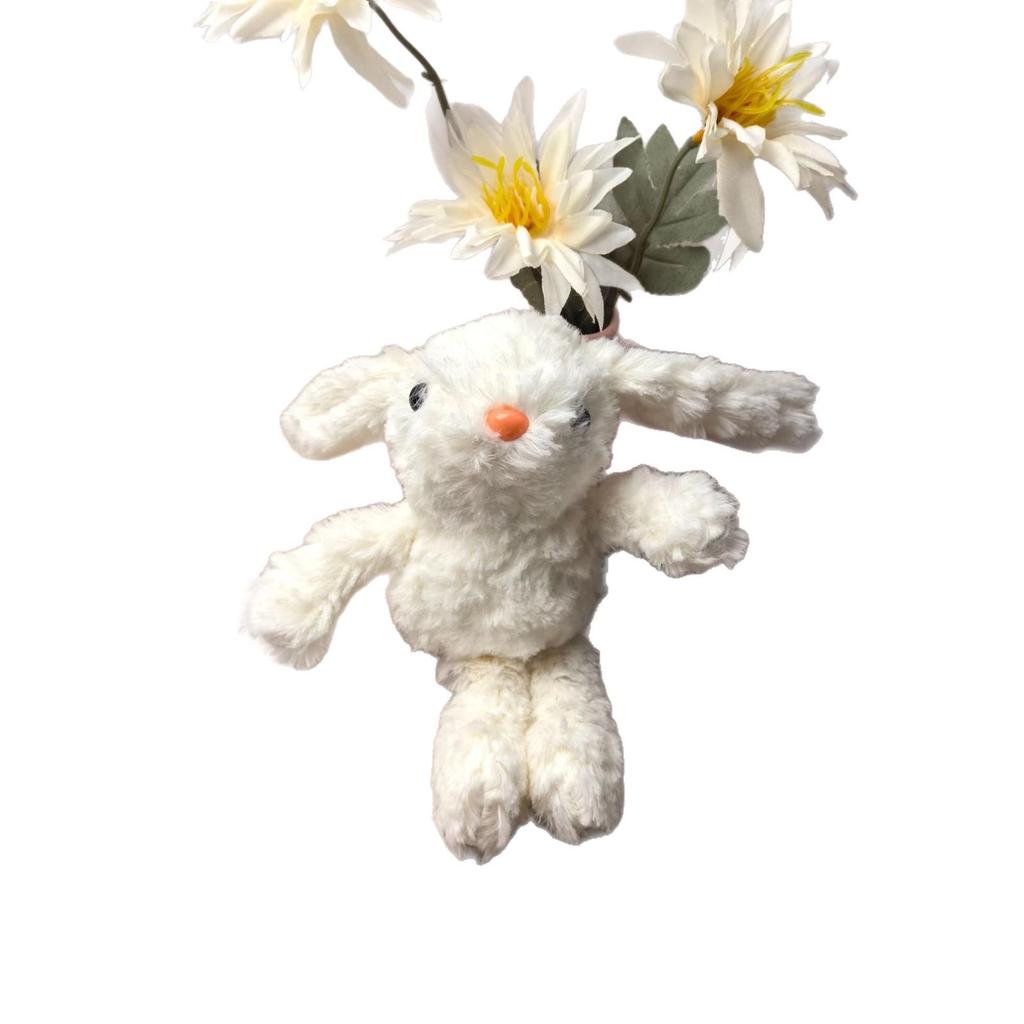 Lop-Eared Rabbit Plush Doll - Cute Child's Comfort Toy, Backpack Pendant, Birthday Gift